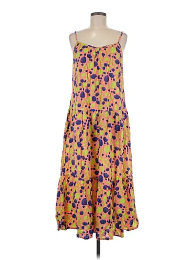 Pre-owned Genesis Casual Dress In Yellow