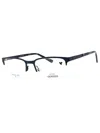 Genesis G4050 Men's Rectangular Eyeglasses In Black