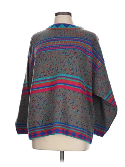 Pre-owned Genesis Poncho In Gray