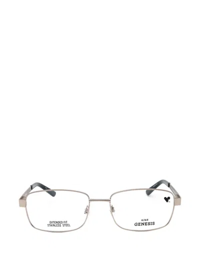 Genesis Rectangle-frame Glasses In Gray