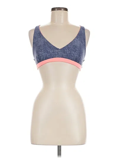 Pre-owned Genesis Sleeveless Top Blue Strapless Neckline Tops