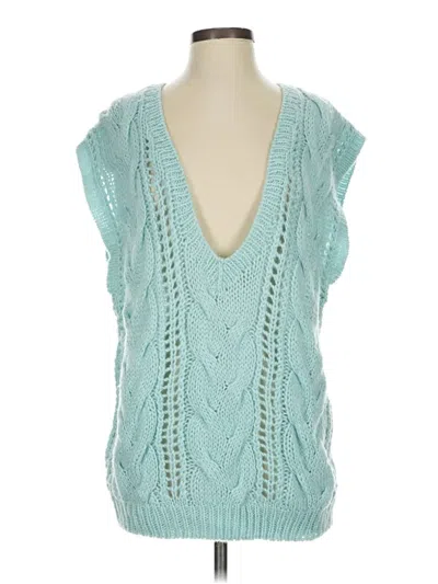 Pre-owned Genesis Sweater Vest In Teal