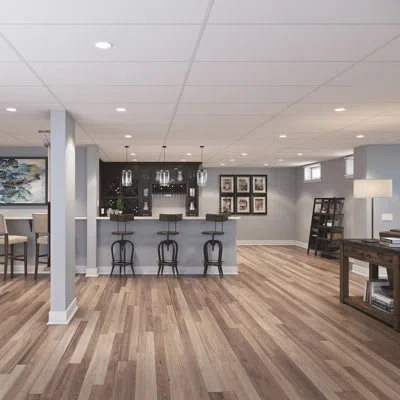 Genesis Waterproof Performance Series 2ft X 4ft Smooth Pro Ceiling Tiles -waterproof-washable-fire Rated In White
