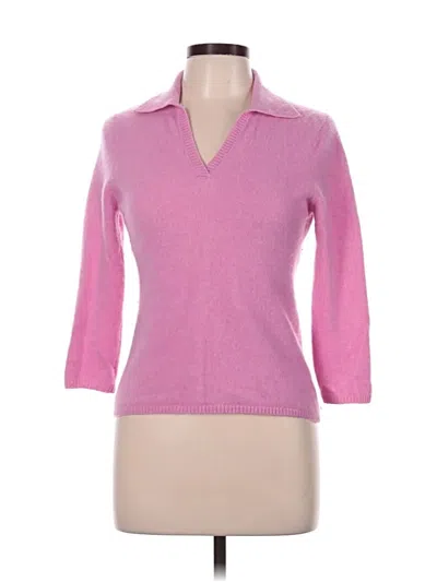 Pre-owned Geneva Pullover Sweater In Pink