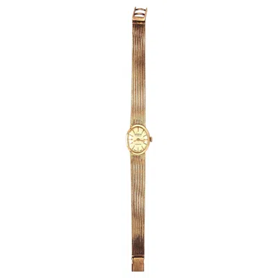 Pre-owned Geneva Vintage 14 Karat Yellow Gold  Swiss Made Watch