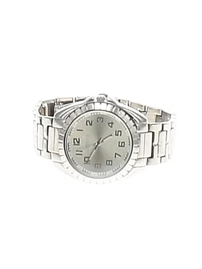 Pre-owned Geneva Watch In Silver