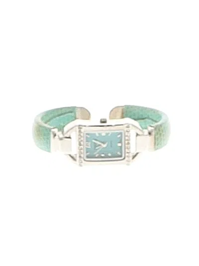 Pre-owned Geneva Watch In Teal
