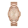 Geneva Womens Crystal-accent Boyfriend Bracelet Watch In Gold