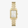 Geneva Womens Crystal Accent Gold Tone Bracelet Watch Fmdjm300 In Gold
