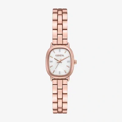 Geneva Womens Rose Goldtone Bracelet Watch Fmdjm310