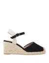 Geneve Espadrilles In Black