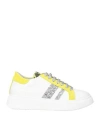 Geneve Woman Sneakers White Size 8 Leather In White