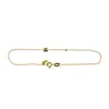 Genevieve Collection Women's Yellow Gold Initial Diamond Bracelet In Gold