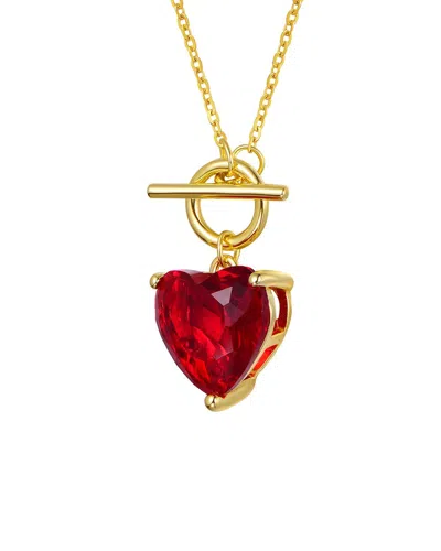 Genevive 14k Diamond Cz Chain Necklace