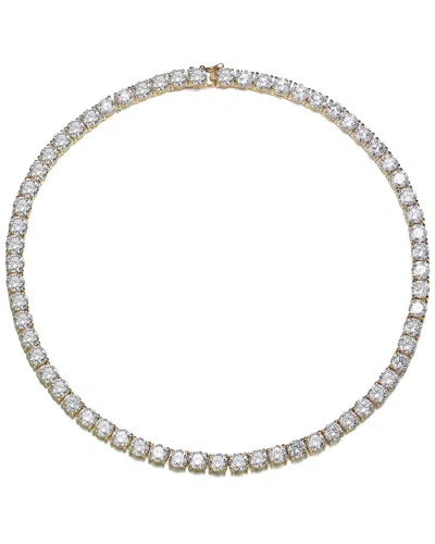 Genevive Stunning And Elegant 14k Yellow Gold Plated Over S