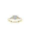 Genevive 14k Gold Over Silver Ring