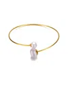 Genevive 14k Over Silver 8-8.5mm Pearl Bracelet
