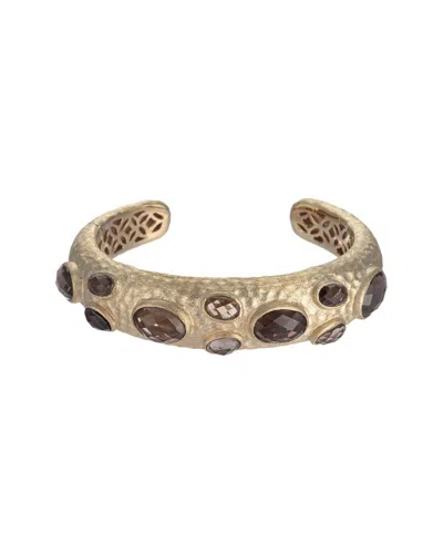 Genevive 14k Over Silver Bangle Bracelet