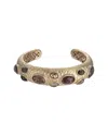 Genevive 14k Over Silver Bangle Bracelet