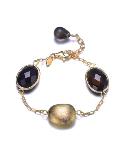 Genevive 14k Over Silver Bracelet In Multi