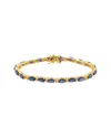 Genevive 14k Over Silver Cz Bracelet