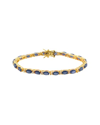 Genevive 14k Over Silver Cz Bracelet