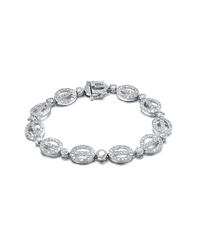 Genevive 14k Over Silver Cz Bracelet