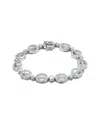 Genevive 14k Over Silver Cz Bracelet