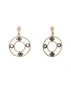 Genevive 14k Over Silver Cz Earrings