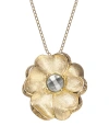 Genevive 14k Over Silver Cz Pendant