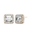 Genevive 14k Over Silver Cz Studs