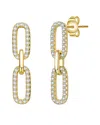 Genevive 14k Plated Earrings