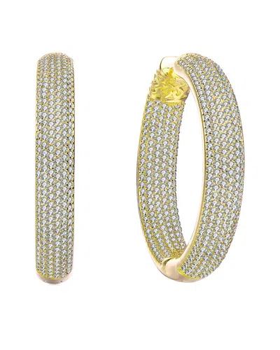 Genevive 14k Over Silver Earrings In Gold