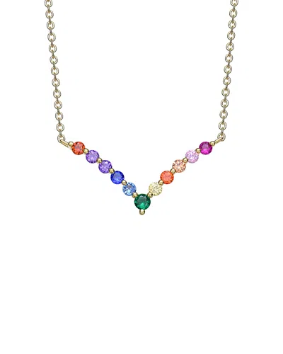 Genevive 14k Over Silver Necklace