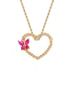Genevive 14k Over Silver Necklace