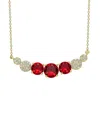 Genevive 14k Over Silver Necklace