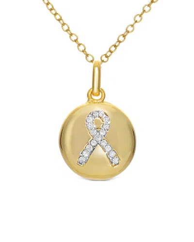 Genevive 14k Over Silver Pendant