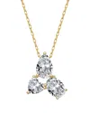Genevive 14k Over Silver Pendant Necklace