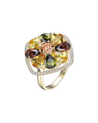 Genevive 14k Over Silver Ring
