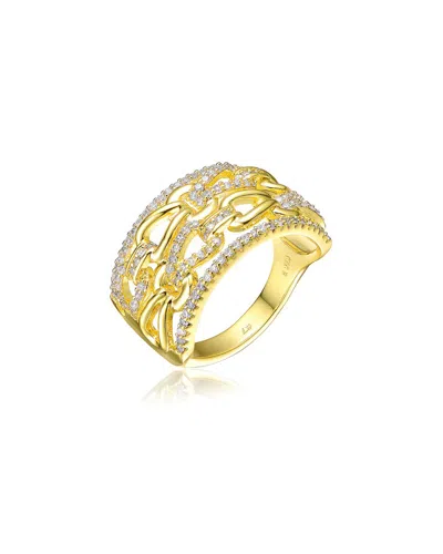 Genevive 14k Plated Cz Ring