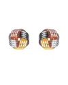 Genevive 14k Rose Gold Vermeil Cz Drop Earrings