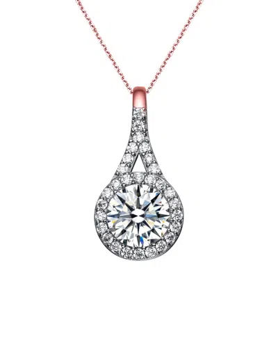 Genevive 14k Rose Gold Vermeil Cz Necklace