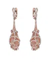 Genevive 14k Rose Gold Vermeil Drop Earrings