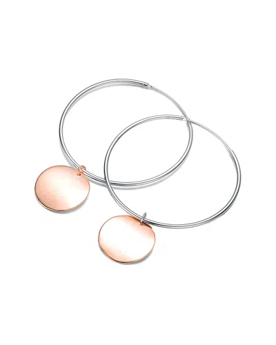 Genevive 14k Rose Gold Vermeil Earrings