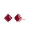 Genevive 14k Rose Gold Vermeil Earrings