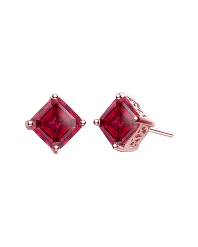 Genevive 14k Rose Gold Vermeil Earrings
