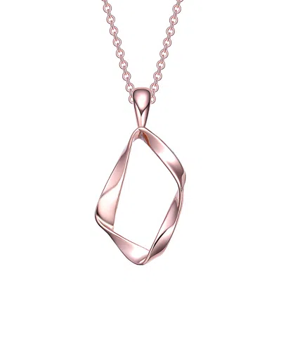 Genevive 14k Rose Gold Vermeil Pendant Necklace