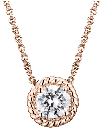 Genevive 14k Rose Gold Vermeil Plated Necklace