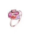 Genevive 14k Rose Gold Vermeil Ring