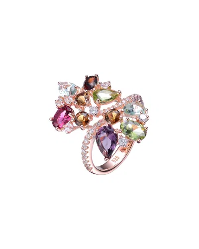 Genevive 14k Rose Gold Vermeil Ring